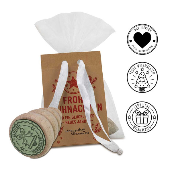 Hout & hart - Feestelijke stempel