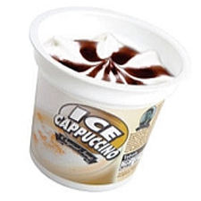 Ijs cappuccino ijs beker met logo