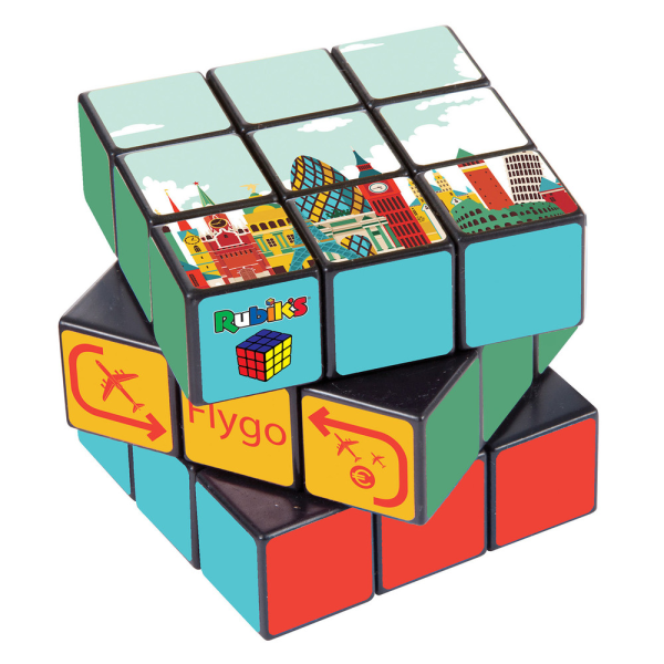 Rubik's Kubus 3 x 3 | Full Colour op 6 zijdes |  57 x 57 x 57 mm