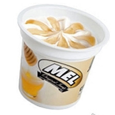Honing ijs beker met logo