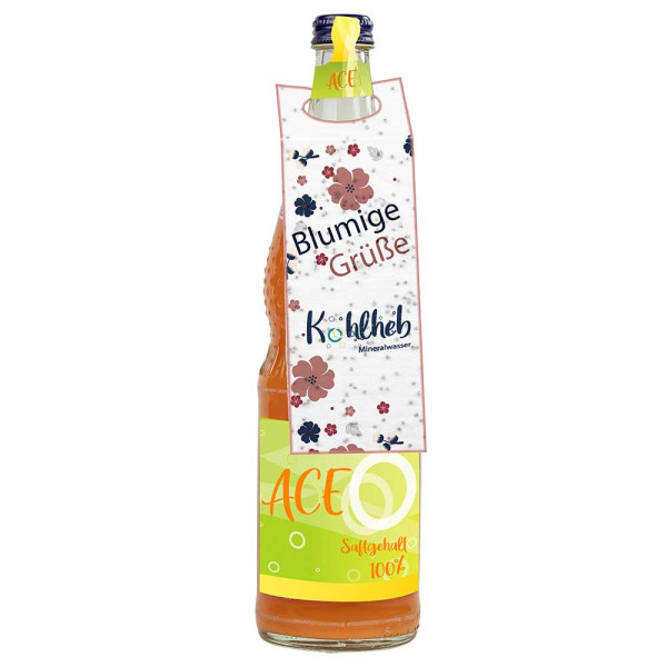 Zaad papieren flessen-tags