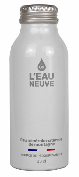 Aluminium waterfles 33cl - onbedrukt - Frankrijk