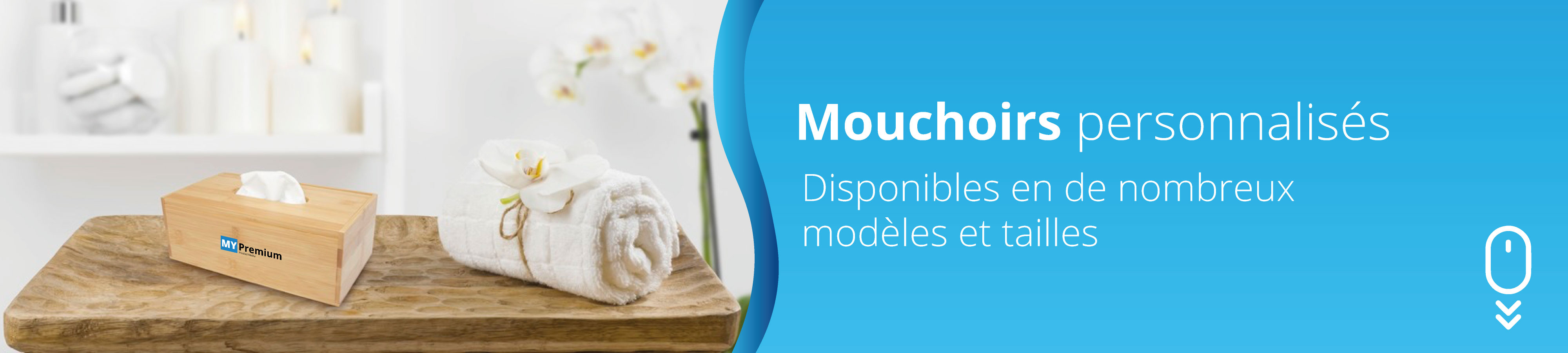 Mouchoir en papier, Objet publicitaire