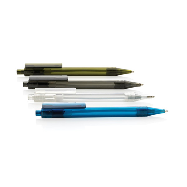 GRS RPET X8 transparante pen