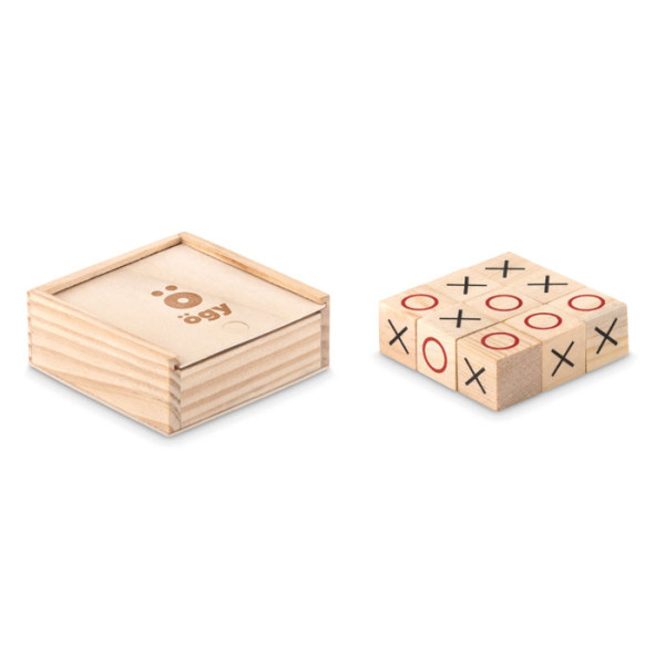 TIC TAC TOE - Houten boter-kaas-eieren