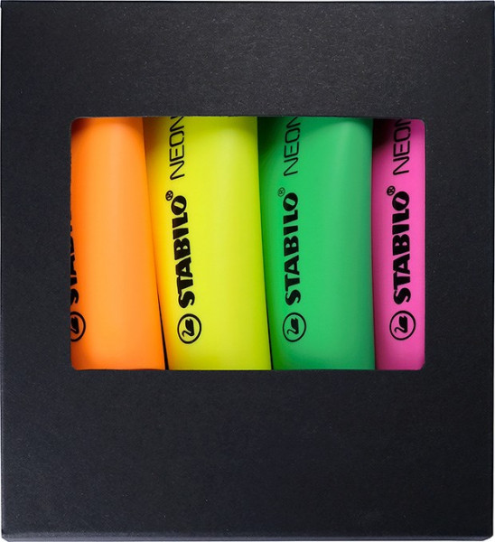 STABILO NEON Set of 4 highlighter