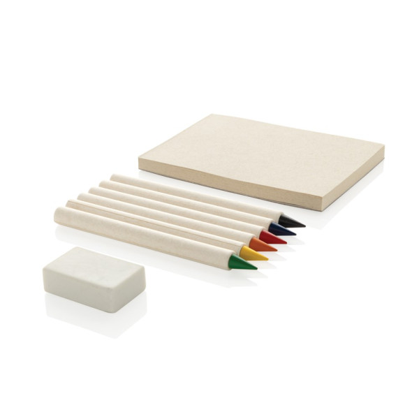 Micki GRS 6-delige set infinity kleurpotloodset met boekje