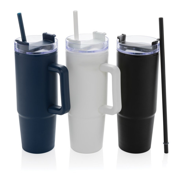 Tana RCS gerecyclede plastic tumbler met handvat 900 ml