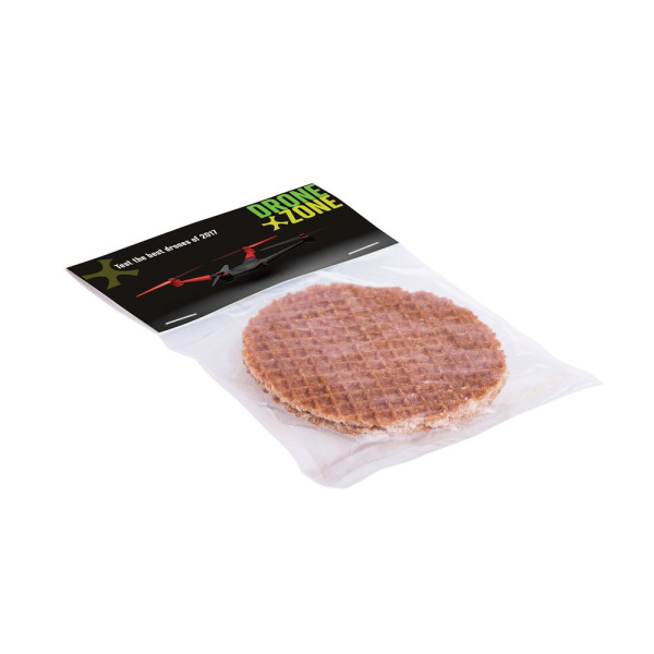 Stroopwafel met kopkaartje