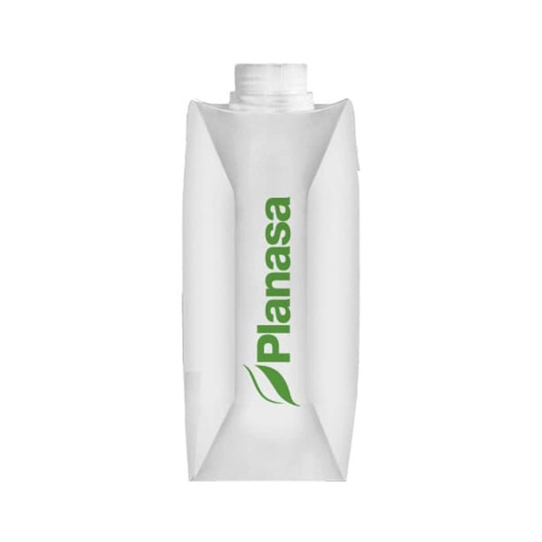 Kartonnen waterpak | 500 ml | Directe bedrukking 1 kleur 1 zijde | Witte bio dop