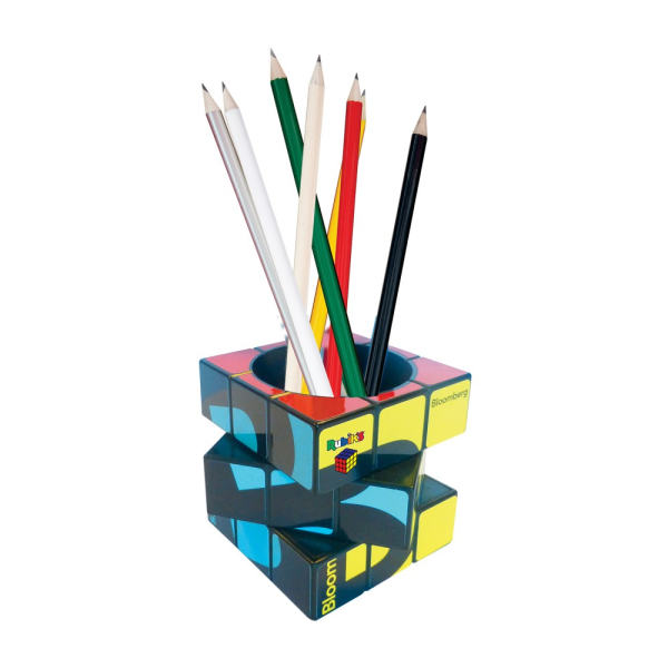Rubik's Pen Pot | Kubus met uw logo | 70 x 70 x 70 mm
