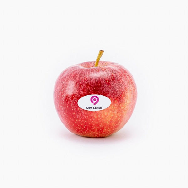 Appel met fruitsticker